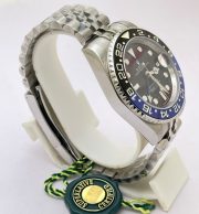 Rolex GMT Master ii BATMAN Jubilee Bracelet Swiss ETA 7750 Valjoux Movement Watch - Image 5