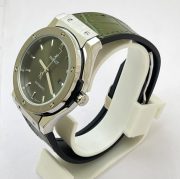 Hublot Vendom Classic Steel Grey Leather Strap Swiss Automatic Watch - Image 4