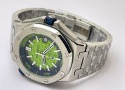 Audemars Piguet Diver Steel Bracelet Green Swiss Automatic Watch - Image 6