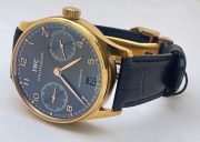 I W C Portuguese 7 Days Power Resrve Swiss Rose Gold Grey ETA 7750 Valjoux Automatic Movement Watch - Image 6