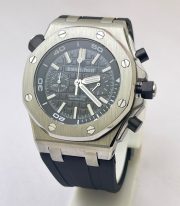 Audemars Piguet Diver Chronograph Steel Black Watch - Image 2