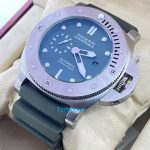 Panerai Submersible Green Rubber Strap Swiss Automatic Watch