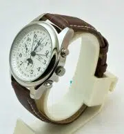 Longines Master Collection Leather Strap Swiss Automatic Watch - Image 4