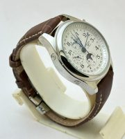 Longines Master Collection Leather Strap Swiss Automatic Watch - Image 4