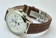 Longines Master Collection Leather Strap Swiss Automatic Watch - Image 6
