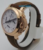 Panerai Choronograph Rose Gold White Ladies Watch - Image 4