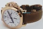 Panerai Choronograph Rose Gold White Ladies Watch - Image 6