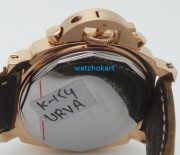 Panerai Choronograph Rose Gold White Ladies Watch - Image 8