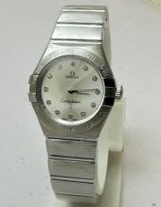 Omega Constellation Diamond Mark Steel Ladies Watch - Image 3