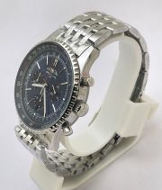 Breitling Navitimer B01 Blue & Black Chronograph Steel Watch - Image 3