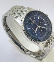 Breitling Navitimer B01 Blue & Black Chronograph Steel Watch - Image 4
