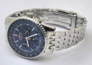 Breitling Navitimer B01 Blue & Black Chronograph Steel Watch - Image 5