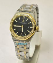 Audemars Piguet Royal Oak Dual Diamond Black Ladies Watch - Image 3