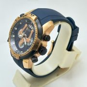 Graham Chronometer Blue Rubber Strap Watch - Image 3