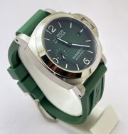 Panerai Marina Green Rubber Strap Swiss ETA Automatic Watch - Image 5