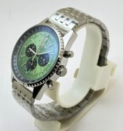 Breitling Navitimer B01 Mint Green Chronograph Steel Watch - B - Image 3