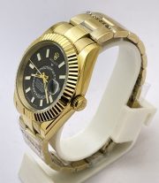 Rolex Sky Dweller Black Golden Swiss ETA Automatic Watch - Image 3