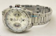 Tag Heuer Grand Carrera Calibre 17 RS 2 Mens White Full Steel Watch - Image 6