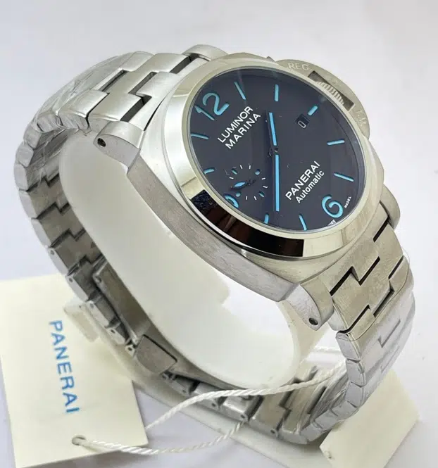 Panerai Marina Blue Marking Steel Swiss Automatic Watch - Image 5