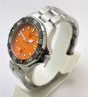 TAG Heuer Aquaracer Calibre 5 Professional 300 Orange Diver Swiss Automatic Watch - Image 3