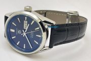Tag Heuer Carrera Calibre 5 Day-Date Leather Strap Swiss Automatic Watch - Image 6