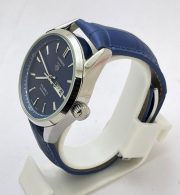 Tag Heuer Carrera Calibre 5 Day-Date Blue Leather Strap Swiss Automatic Watch - Image 4