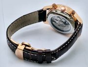 Longines Master Collection Rose Gold Leather Strap Swiss Automatic Watch - Image 6