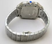 Cartier Santos 100 Steel White Swiss Automatic Watch - Image 7