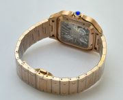 Cartier Santos Horloge Skeleton Rose Gold Watch - Image 7