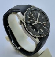 Omega Seamaster Planet Ocean GMT Black Rubber Strap Swiss Automatic Watch - Image 4