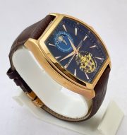 Longines Evidenza Sun Moon Phase Black Rose Gold Swiss Automatic Watch - Image 4