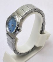 Omega Constellation Blue Ladies Watch - Image 2