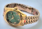 Rolex Day-Date Green Dial Rose Gold Swiss Automatic Watch - Image 5