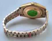 Rolex Day-Date Green Dial Rose Gold Swiss Automatic Watch - Image 6