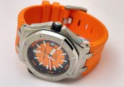Audemars Piguet Diver Orange Rubber Strap Swiss Automatic Watch - Image 6