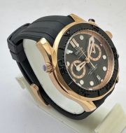 Omega Seamaster 300 Diver Chronograph Black Rubber Strap Limited Edition Watch - Image 4