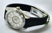 Rolex Sky Dweller Steel White Black Rubber Strap Swiss ETA Automatic Watch - Image 6