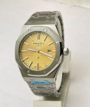 Audemars Piguet Royal Oak Steel Yellow Swiss Automatic Watch - Image 3