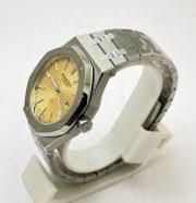 Audemars Piguet Royal Oak Steel Yellow Swiss Automatic Watch - Image 4