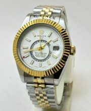 Rolex Sky Dweller White Dual Tone Swiss ETA Automatic Watch - Image 3