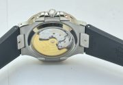 Patek Philippe Nautilus Hand Engraved Mayan/Aztec Swiss ETA Caliber 5910/1A Valjoux Movement Automatic Watch - Image 8