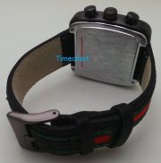 GUCCI COUPE CHRONOGRAPH BLACK WATCH - Image 5