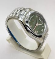 Rolex Day-Date Steel Roman Marking Green Swiss Automatic Watch - Image 5