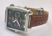 Tag Heuer Monaco Caliber 12 Green Watch - Image 5