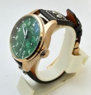 I W C Pilot Le Petit Prince Green Rose Gold Swiss Automatic Watch - Image 4