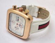 Gucci Coupe Chronograph Full White Dial Watch - Image 6