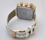 Gucci Coupe Chronograph Full White Dial Watch - Image 7