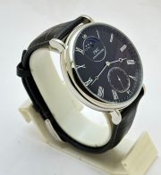 I W C Schaffhausen Portofino Sun Moon Phase Black Steel Swiss Automatic Watch - Image 5