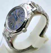 OMEGA SEAMASTER AQUA TERRA GREY BLUE MARK STEEL SWISS AUTOMATIC WATCH - Image 4