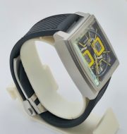Tag Heuer Monaco Chronograph Yellow Skeleton Rubber Strap Watch - Image 4